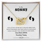 My Mommy 2 Hearts Connected - Interlocking Hearts Necklace💕