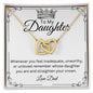 Daughter's Crown - Interlocking Hearts Necklace