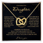 Beautiful Daughter - Interlocking Hearts Necklace❤️
