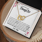 Beautiful Daughter - Interlocking Hearts Necklace