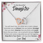 Beautiful Daughter - Interlocking Hearts Necklace