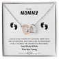 My Mommy 2 Hearts Connected - Interlocking Hearts Necklace💕