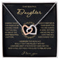 Beautiful Daughter - Interlocking Hearts Necklace❤️