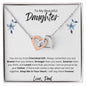 Beautiful Daughter - Interlocking Heart Necklace