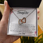 Beautiful Daughter - Interlocking Hearts Necklace