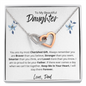 Beautiful Daughter - Interlocking 2Hearts