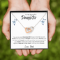 Beautiful Daughter - Interlocking Heart Necklace