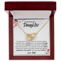 Beautiful Daughter - Interlocking Hearts Necklace