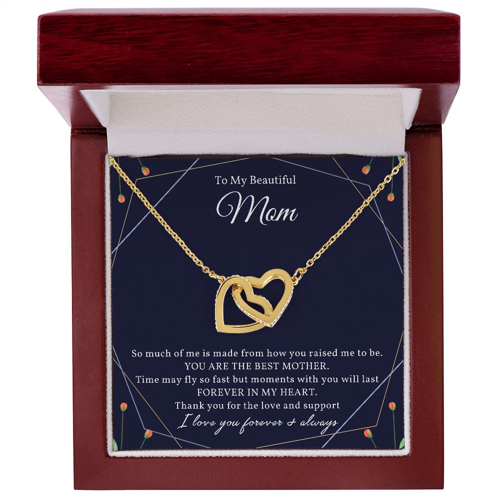 Beautiful Mom - Interlocking Hearts Necklace 💕