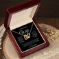 My Beautiful Wife - Interlocking Hearts Necklace