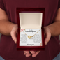My Granddaughter  Never Forget I Love You - Interlocking Hearts Necklace 💕