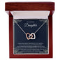 An Amazing Daughter - Interlocking Hearts Necklace
