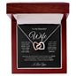 My Beautiful Wife - Interlocking Hearts Necklace