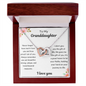 My Granddaughter  Never Forget I Love You - Interlocking Hearts Necklace 💕