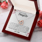 Beautiful Daughter - Interlocking Hearts Necklace