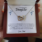 Beautiful Daughter - Interlocking Heart Necklace