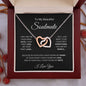 My Beautiful Soulmate - Interlocking Hearts Necklace