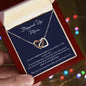 Stepped Up Mom - Interlocking Hearts Necklace