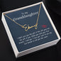 My Granddaughter The Gift of You - Signature Name Necklace 🥰