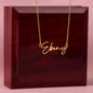 My Granddaughter The Gift of You - Signature Name Necklace 🥰