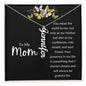My Mom Always Grateful - Personalized Vertical Name Necklace🦋