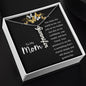 My Mom Always Grateful - Personalized Vertical Name Necklace🦋