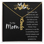 My Mom Always Grateful - Personalized Vertical Name Necklace🦋