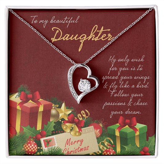 Beautiful Daughter For Christmas - Forever Love Necklace🧑‍🎄