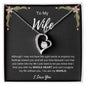 My Wife My Whole Heart - Forever Love Necklace