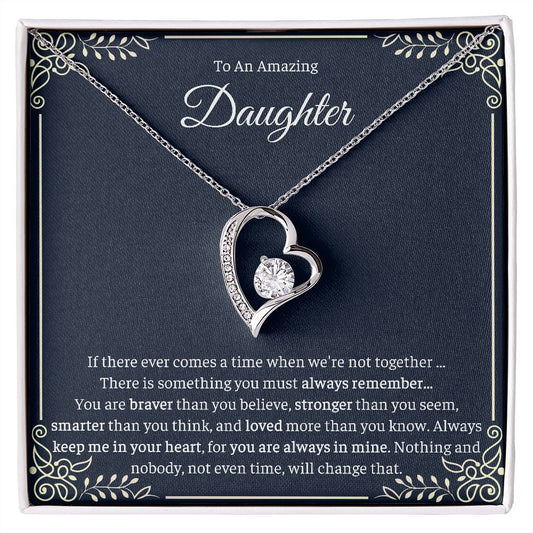 An Amazing Daughter - Forever Love Necklace