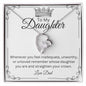 Daughter Straighten Your Crown (Dad) - Forever Love Necklace 😊❤️