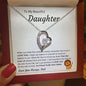 To My Beautiful Daughter - Forever Love Necklace 💕🎁