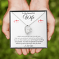 My Wife "I Cannot Live Without You" - Forever Love Necklace