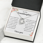 Forever My Granddaughter Love Necklace