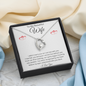 My Wife "I Cannot Live Without You" - Forever Love Necklace