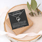 My Gorgeous Soulmate, My  Best Friend - Forever Love Necklace