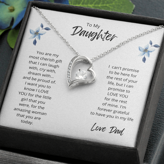 Cherish Gift - Daughter Forever Love Necklace