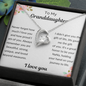 Forever My Granddaughter Love Necklace