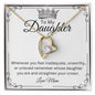 Daughter Straighten your Crown (Mom) - Forever Love Knot  😍
