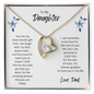 Cherish Gift - Daughter Forever Love Necklace