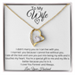 To My Wife - Forever Love Necklace