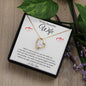My Wife "I Cannot Live Without You" - Forever Love Necklace
