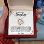 To My Beautiful Gem - Forever Love Necklace