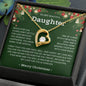 Beautiful Daughter Christmas - Forever Love Necklace 🥰