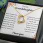 Forever My Granddaughter Love Necklace
