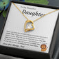 To My Beautiful Daughter - Forever Love Necklace 💕🎁