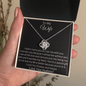 To My Wife - Love knot Necklace