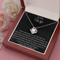 To My Wife - Love knot Necklace