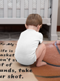 Life is like a basketball MSHM Premium Mink Sherpa Blanket 50X60