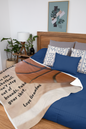 Life is like a basketball MSHM Premium Mink Sherpa Blanket 50X60